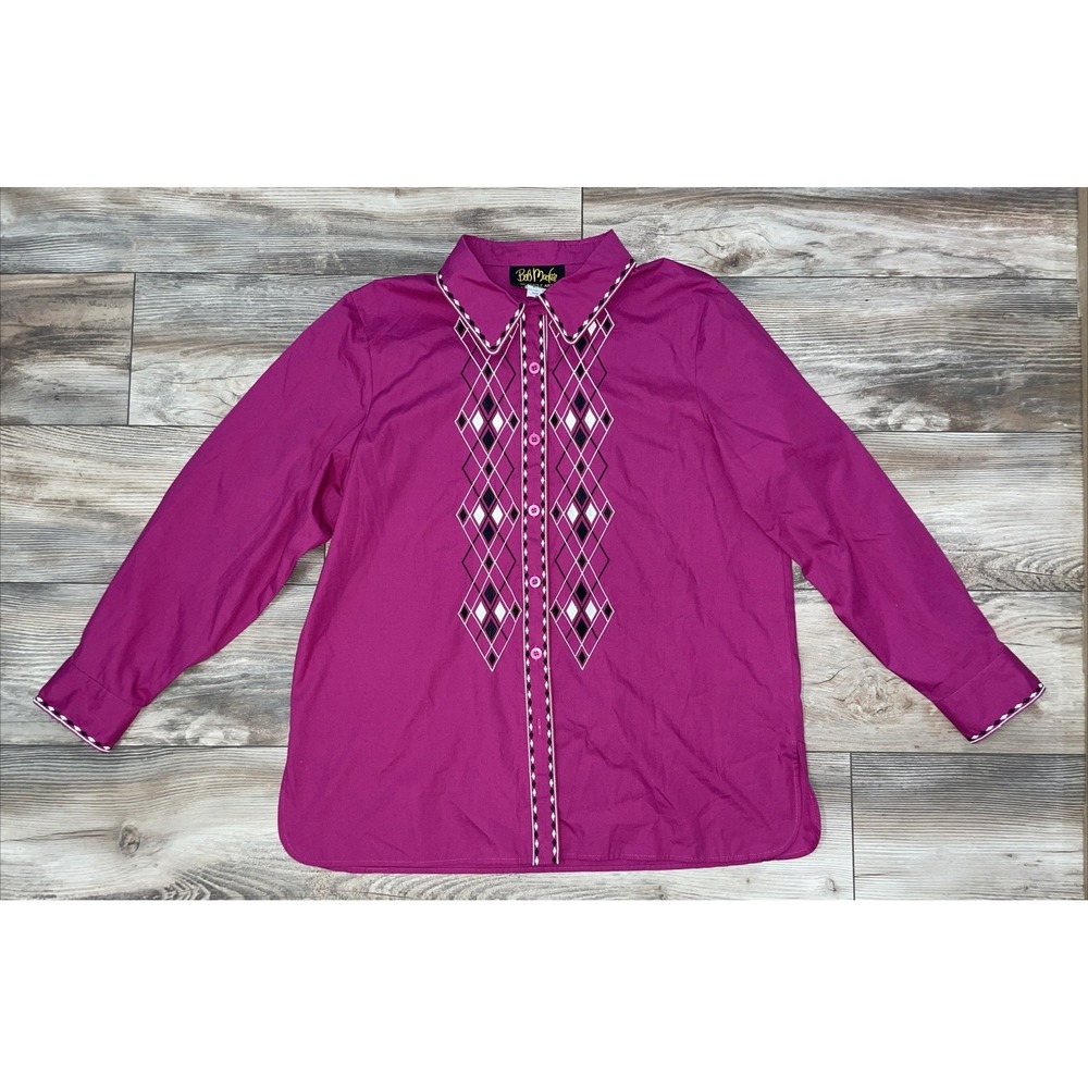 Bob Mackie Wearable‎ Art Women's Sleeve Top Unique Size Large